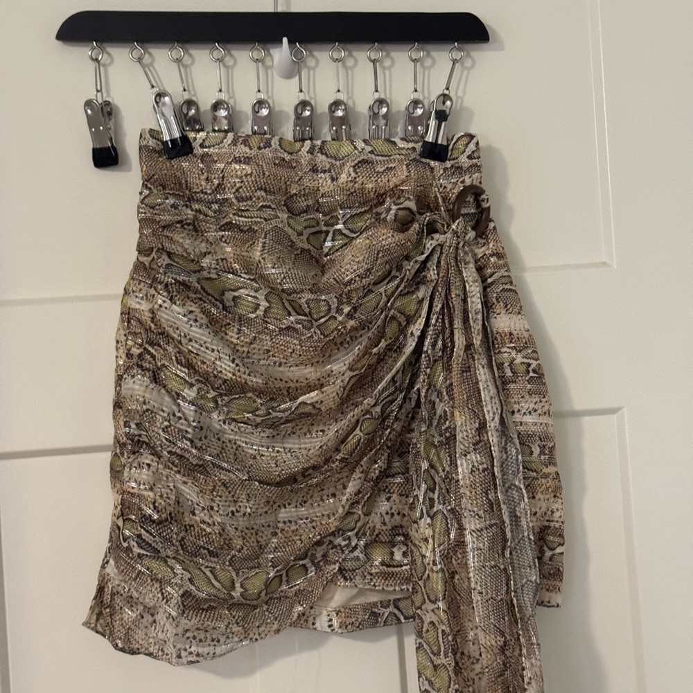 NWT Rococo Sand Rhea Mini Skirt in Size XS